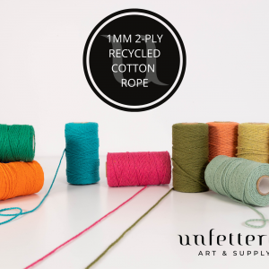 1mm 2ply Recycled Recycled Cotton Cord