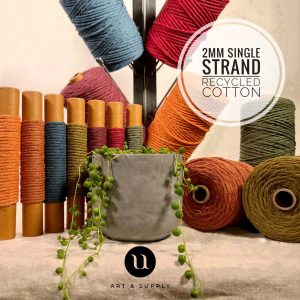 2mm Single Strand Recycled Cotton String