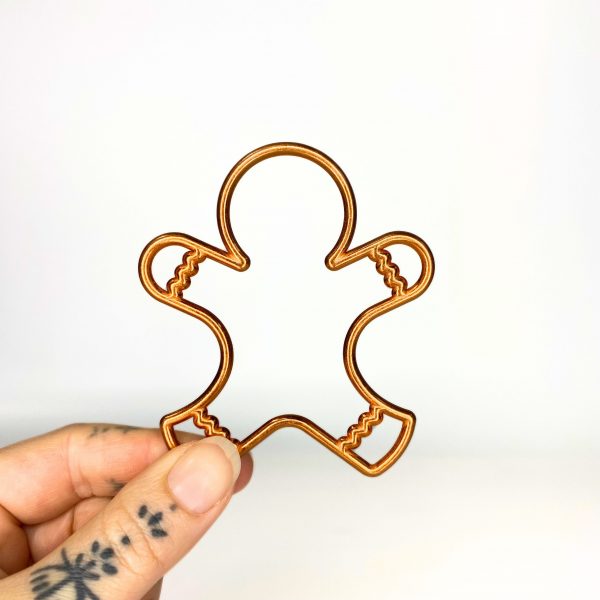 gingerbread man copper