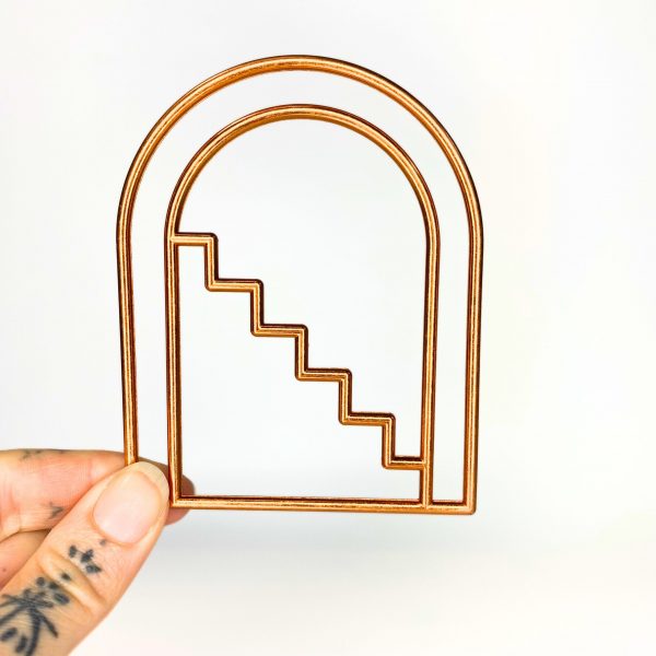 Medium Metal Arch Copper