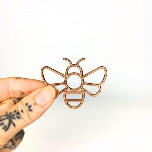 Mini Metal Bee Rose Gold