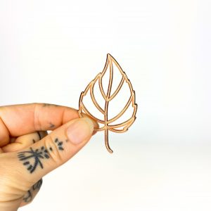 Mini Metal Leaf Rose Gold