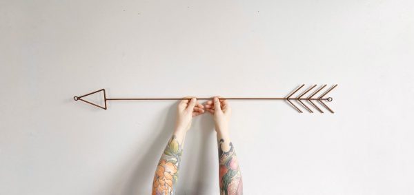 “SHOT THROUGH THE HEART” Arrow Frame – Made in Canada