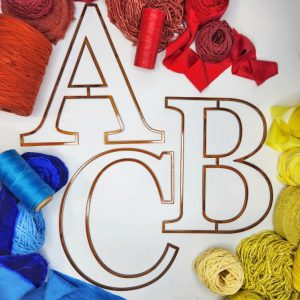 English Letters – Plasma Cut Steel – Made in Canada