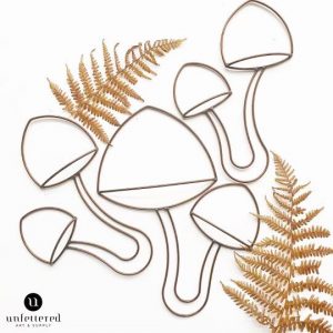“TWO MUSH LOVE” Mushroom Frame – Made in Canada